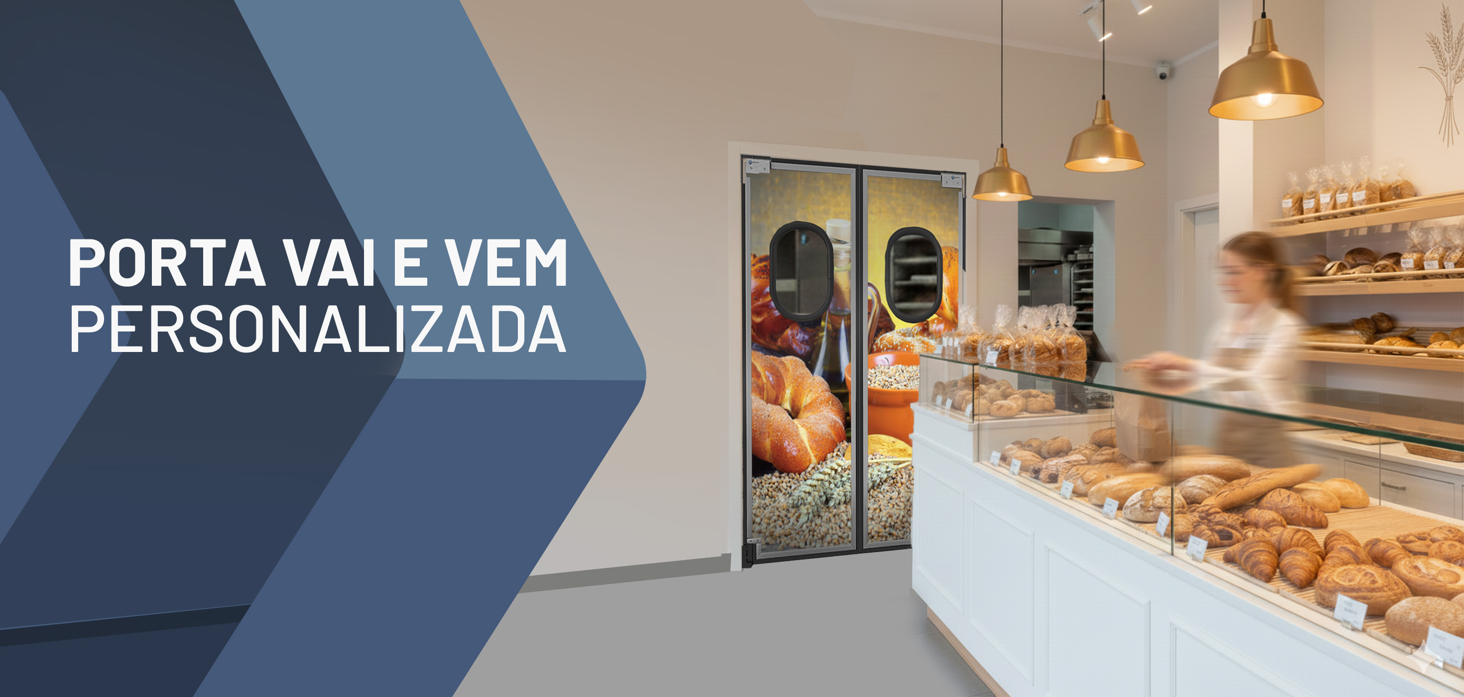 Portas Vai e Vem Personalizada