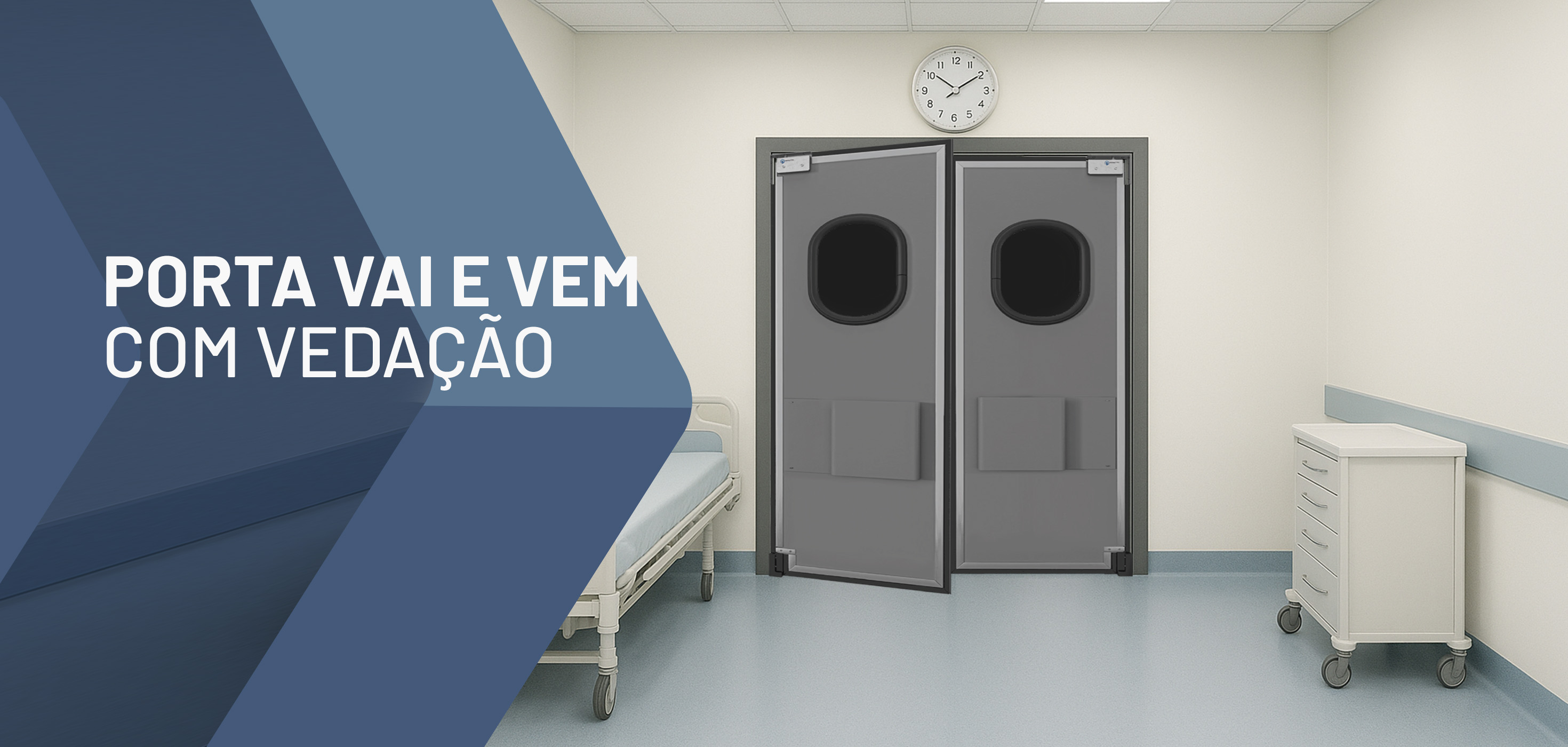 Portas Vai e Vem com Vedação